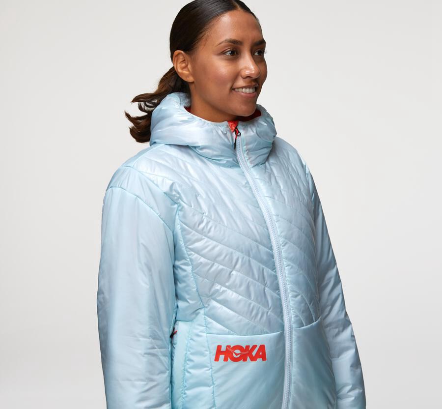 Veste Hoka One One Puffy Femme - Bleu - NRD-678401